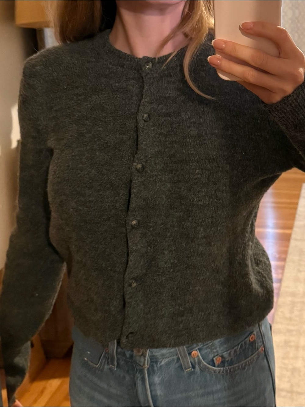 Gray H&M cardigan